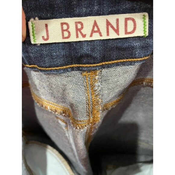 J Brand Womens Mayflower Skinny Crop Jeans Size 26 Dark Wash Cotton Blend Comfor - Picture 6 of 9